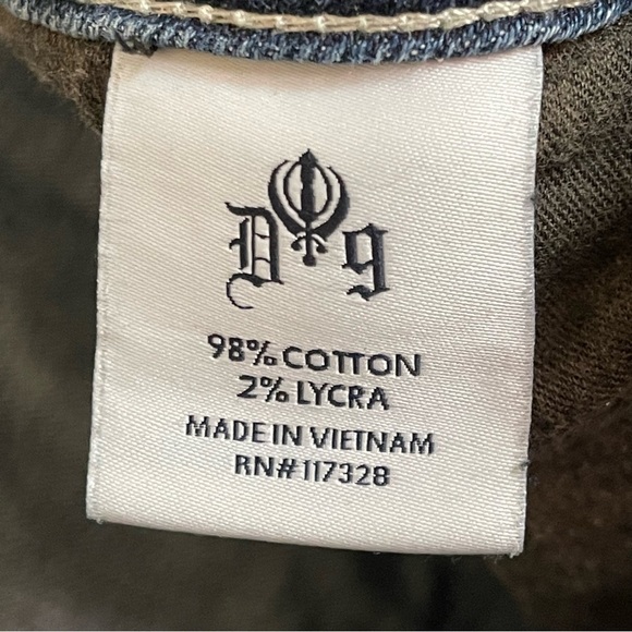 Women's D9 District 9 Rae Blue Denim Capri Jeans Size 34 - Picture 4 of 12